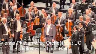 UC Berkeley Zellerbach HallChristian Thielemann Vienna Philharmonic Orchestra 382023 [upl. by Fagen]