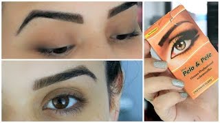 Como tirar e desenhar a sobrancelha com Henna  TUTORIAL EYEBROW [upl. by Renelle]