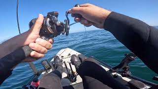 Kayak fishing off the Oregon coast for lingcod and rockfish [upl. by Sean]