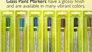 DecoArt® Transparent Glass Paint Marker™ [upl. by Napier]