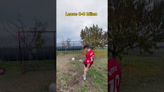 Lecce Milan p1 bossdubrazil calcio ridere milan leccemilan shorts [upl. by Anreval]