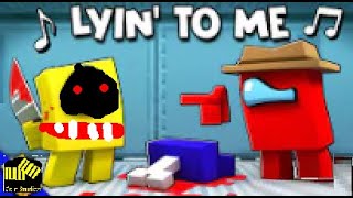 “Lyin 2 Me” AMONG US Minecraft Animation Music Video VERSION C Song by CG5 [upl. by Gereld]