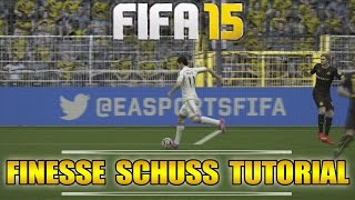 Fifa 16 15  Finesse Schuss Tutorial  Ball ins Tor schlenzen  Tipps amp Tricks  von PHDxG [upl. by Mercedes312]