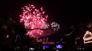 Disneyland New Years Eve fireworks 123114 [upl. by Ayotna211]