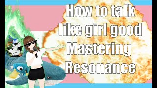 An actually understandable MTF Trans voice tutorial Mastering Resonance [upl. by Ltihcox]