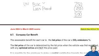 Chapter 8 Employment Income part 3  ACCA TXUK Taxation FA 2023 [upl. by Eremaj]