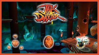 Guide Jak and Daxter The Precursor Legacy  Spider Cave  Batteries orbs and flies [upl. by Ivgnout]