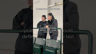 Hockey Coaches at Tryouts hockey hockeygame [upl. by Ecirp]