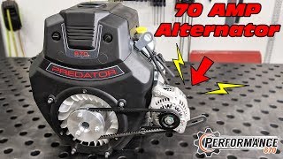 670cc Predator Alternator Kit Install [upl. by Lerad]