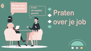 Praten over je job  werk NT2 learndutch Waystage A2 12 [upl. by Harri565]