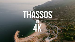 🇬🇷 The Beauty of Thassos Island in 4K [upl. by Devona405]