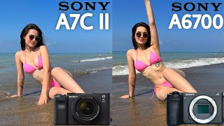 Sony A7C II VS Sony A6700 Camera Test [upl. by Lelia]