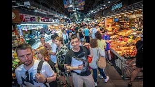 La Boquería Barcelona con el chef Arnau Muñío [upl. by Atnomed53]