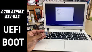 How To Get Into Bios And USB Boot Acer Aspire ES1533 UEFI Boot [upl. by Aerdnu]