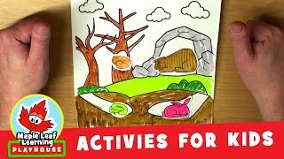 Animal Hibernation Activity for Kids  Maple Leaf Learning Playhouse [upl. by Crim]