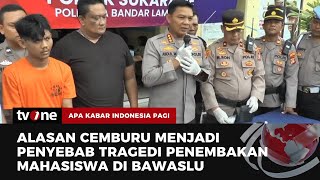 Pelaku Penembak Mahasiswa Magang di Bawaslu Ditangkap Polisi Temukan Ganja dan Sabu  tvOne [upl. by Rachele]