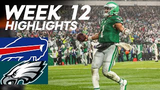 Bills vs Eagles  2023 Week 12 Highlights [upl. by Celka]