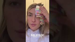 Balayage your hair at home  Steph Barron LADYLUX [upl. by Euqnom]