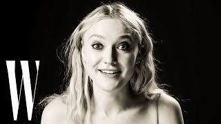 Dakota Fanning on The Bachelor The Alienist and Britney Spears  Screen Tests  W Magazine [upl. by Grose]