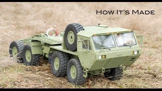 OSHKOSH HEMTT M983 RC 110 Scale Truck  How Its Made  TUTORIAL [upl. by Adanar]