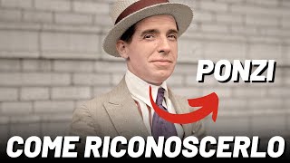 COME RICONOSCERE UNO SCHEMA PONZI  Cosa è uno schema ponzi [upl. by Lahsiv]