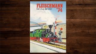 Fleischmann Katalog 1974 – Modellbahn Modelleisenbahn H0 [upl. by Adihahs]