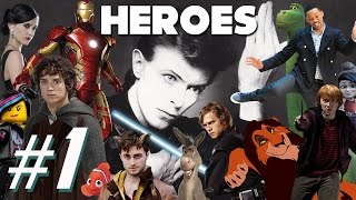 David Bowie  Heroes Sung By 68 Movies 1 [upl. by Plunkett595]