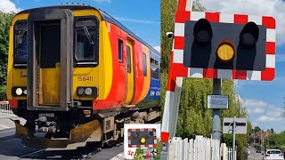 Uttoxeter Hockley Level Crossing Staffordshire [upl. by Shumway]