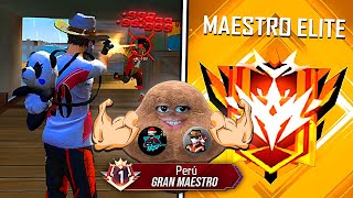 SUBIENDO A GRAN MAESTRO con el quotTOP 1 GLOBALquot 🗿🔥 en DECLASIFICATORIA Free Fire [upl. by Nossyla]