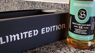 Springbank 15 Year Old  Rum Wood Review 259 [upl. by Marsha]