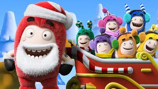 Santa Swap  Oddbods CHRISTMAS TIME   Cute Cartoons for Kids Oddbods Malay [upl. by Lumpkin560]