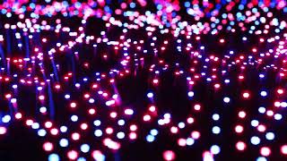 Chromatic Pulse Immersive VJ Loop with LED Light Waves 4K Looped Animation [upl. by Oinotnaocram]