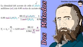 𝐌𝐎𝐋𝐄𝐒 𝐘 𝐃𝐄𝐍𝐒𝐈𝐃𝐀𝐃 Calcular el 𝐯𝐨𝐥𝐮𝐦𝐞𝐧 de acetato de etilo C4H8O2 en 6 moles 𝐝𝐞𝐧𝐬𝐢𝐝𝐚𝐝 0902 gml [upl. by Aneehsar]