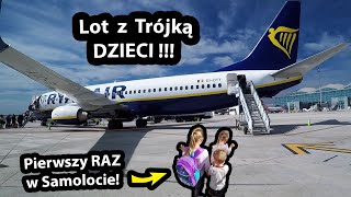 Lot Samolotem z Trójką Dzieci   Relacja Kasi z powrotu do Polski Vlog 417 [upl. by Eeneg672]