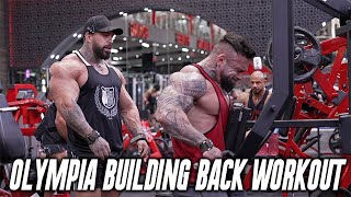 OLYMPIA BUILDING BACK WORKOUT  with Darren Farrell [upl. by Crispin]