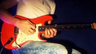 Volumepotcontrolleddistortionsound with a vintage Fender Stratocaster [upl. by Aldin]