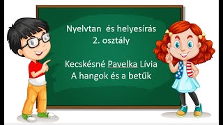 Nyelvtan és helyesírás 2 osztály 1 A hangok és a betűk [upl. by Gallenz381]