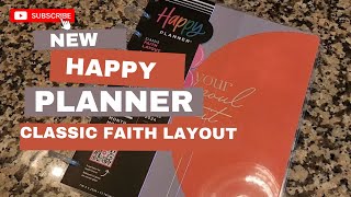 Happy Planner Review 2024 Peony amp Sky Faith Happy Planner  Classic Faith Layout  12 Month [upl. by Ellehcram318]