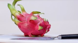 How to Eat Dragon Fruit Pitaya Pitahaya  Taste Test [upl. by Port161]