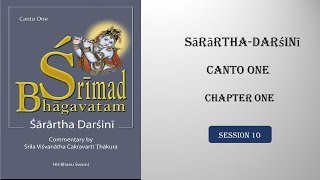 Sarartha Darshini  Srila Vishvanatha Cakravarthi Thakura  Translated by HH Bhanu Swami Maharaj [upl. by Dorelle]