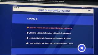 ALTERNANZA SCUOLA LAVORO MODULO 7 QUIZ DI AUTOVALUTAZIONE [upl. by Kern]