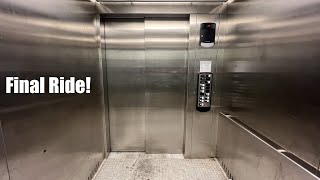 Final Ride on the Schindler Service Elevator at Chesterfield Mall [upl. by Torrlow]