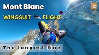 Soul Flyers  MontBlanc Wingsuit Flight  The Longest Line [upl. by Leahcimed]