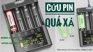 Sạc Pin Liitokala Lii600 Cứu Pin Quá Xả amp Test Pin Thông Minh [upl. by Dalila734]