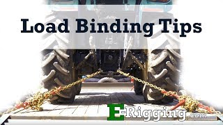 Load Binding Tips  How To Secure Heavy Loads [upl. by Finstad]