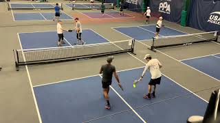 Pickleball Nationals with Milan 40 35 men’s doubles Round 2 [upl. by Aicilyt844]