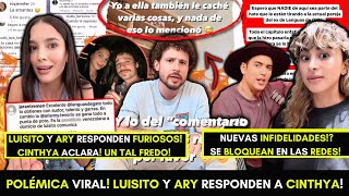 LUISITO COMUNICA responde a la POLÉMICA ARY furiosa CINTHYA y UNTALFREDO aclaran COMUNICADO [upl. by Wenonah747]