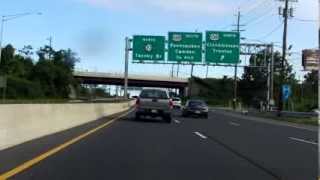 NJ 73 NJ 90 to Tacony Bridge northbound [upl. by Gnel]