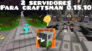 Top 2 servidores para craftsman 😎 [upl. by Chen]