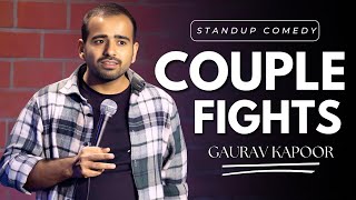 COUPLE FIGHTS  Gaurav Kapoor  Stand Up Comedy  Audience Interaction [upl. by Odlaniger992]